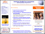 Image of the American Health Care Association Home Page